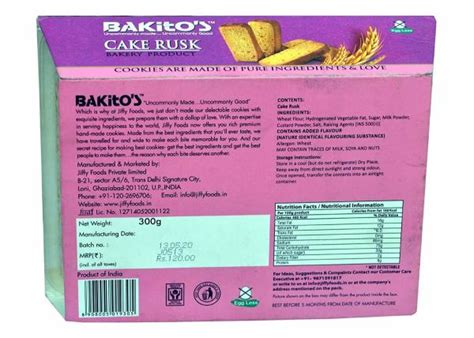 Bakitos Crispy Cake Rusk Jiomart