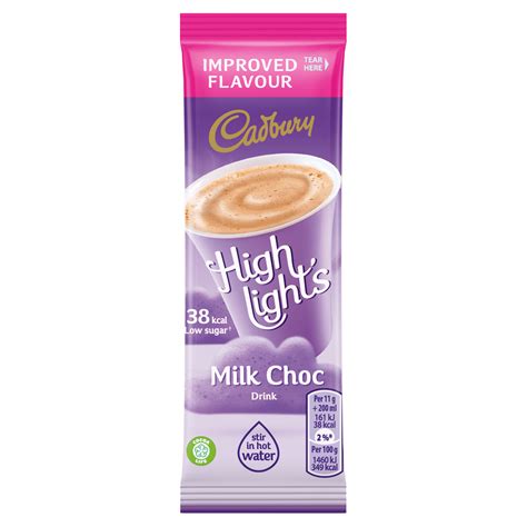 Cadbury Highlights Milk Hot Chocolate 11g One Stop