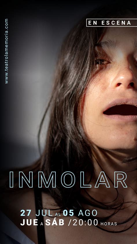 Inmolar Nueva Obra De Teatro La Peste Aborda La Invisibilidad De Las