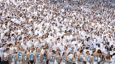 Penn State Football White Out In Beaver Stadium Vs Iowa Hawkeyes