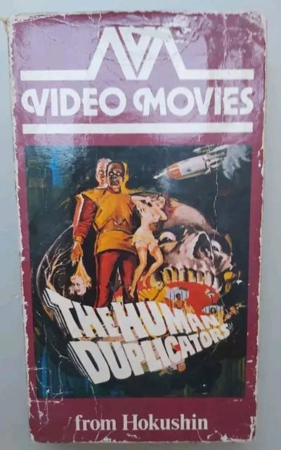 The Human Duplicators Hokushin Pre Cert Vhs Complete Carton £60 00