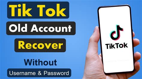 How To Recover Tik Tok Account Tik Tok Account Recovered