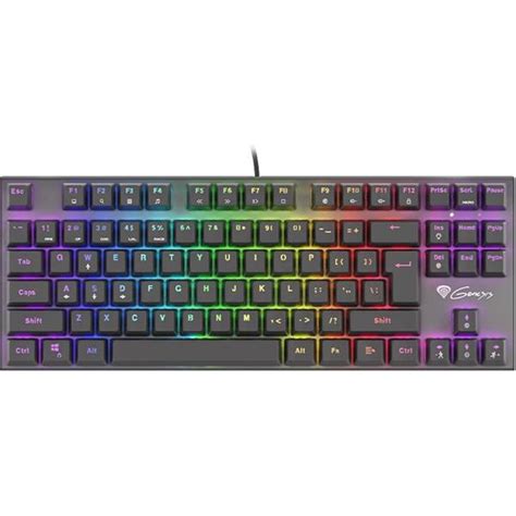 Teclado Mecanico Genesis Thor Tkl Rgb Espa Ol Switch Red