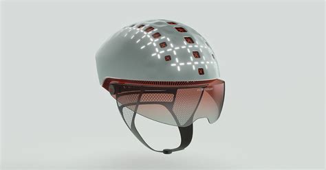 Nfrontiers 3d Printed Smart Bike Helmet Integrates App Controlled Features