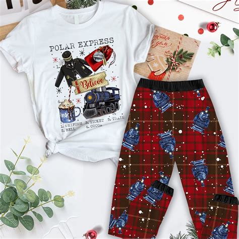 Personalized Polar Express Pajamas Set Christmas on Polar - Etsy