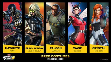 Marvel Ultimate Alliance 3 Reveals Free DLC Skins