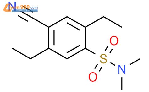 52076 75 2 Benzenesulfonamide 4 cyano 2 5 diethyl N N dimethyl CAS号