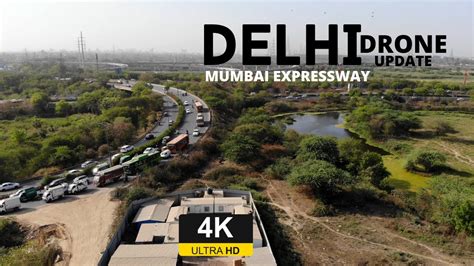 Delhi Mumbai Expressway Drone Update From Delhi Rslive K Youtube