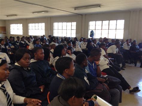 Mabopane High School Learners Patiently Waiting For Janice Durrant One