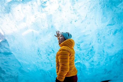 Blue-ice caves, Nigardsbreen Glacier - Fjord Norway