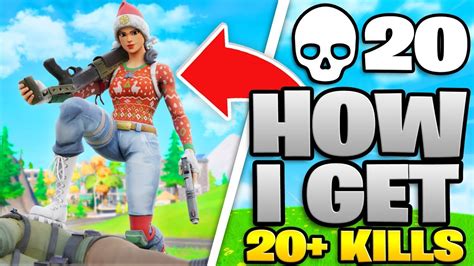 How I Get 20 Kill Games In Fortnite Fortnite Battle Royale Tips Youtube