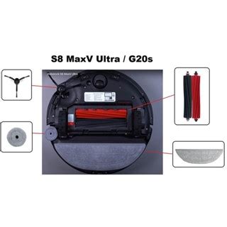 22PCS Replace Parts For S8 MaxV Ultra G20s Robot Vacuum Double Roller