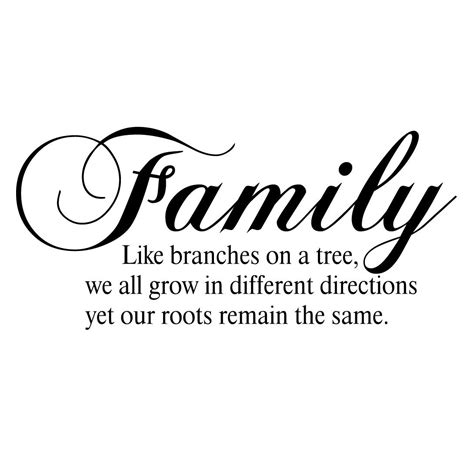 Family Like Branches Tree Quote