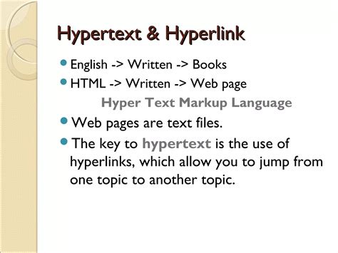 Presentation on HTML | PPT