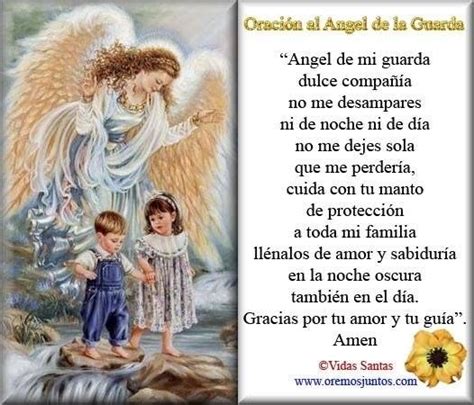 Ángel De La Guardia Oracion De Los Angeles Angel De La Guarda Oraciones