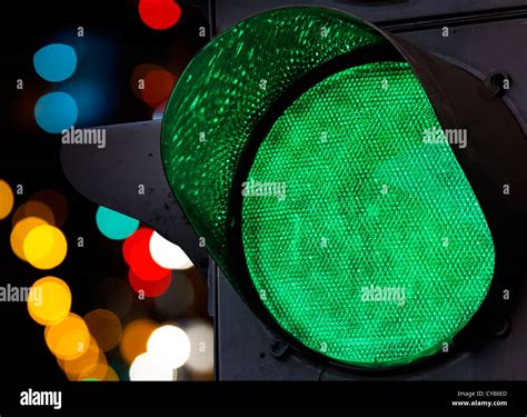 Green Traffic Light Hi Res Stock Photography And Images Alamy