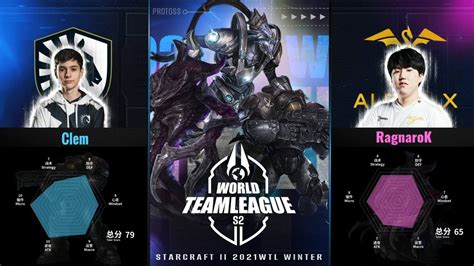 Starcraft Clem Vs Ragnarok World Team League Winter