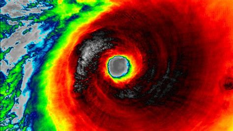 Satellite Images Illustrate The Power Of Category Tropical Cyclone