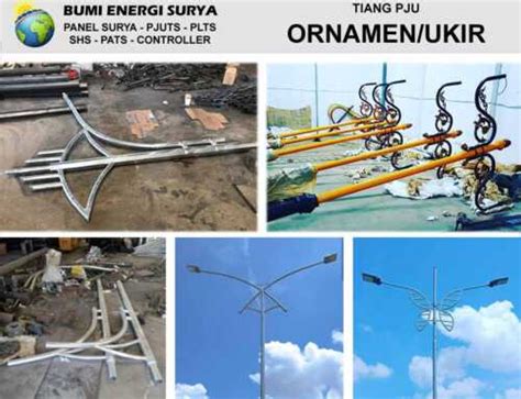 Tiang PJU Oktagonal 9 Meter Bumi Energi Surya