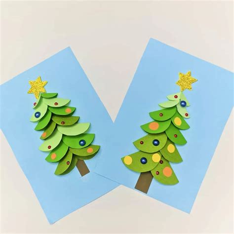 Paper Christmas Tree Craft