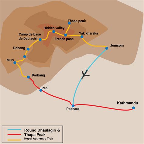 Thapa Peak Thapa Peak M Ascension Du Thapa Peak Dhaulagiri