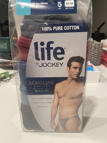 Jockey Men S Vintage String Bikini Briefs Underwear Size Medium EBay