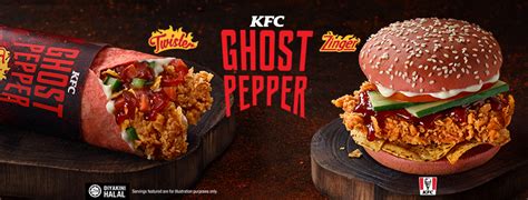 KFC Malaysia Introduces Ghost Pepper Zinger Burger & Twister | Hype ...