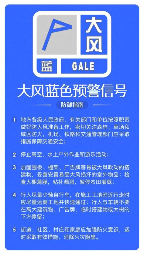 北京发布大风蓝色预警，阵风6、7级！请注意防范中心信息地区