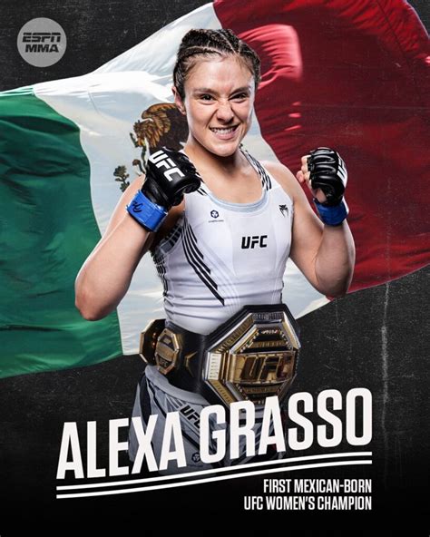 Alexa Grasso La Primera Campeona Mexicana De La Ufc Yucatanpost