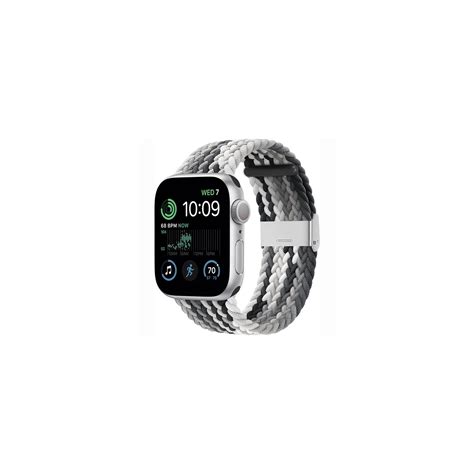 Flätat Elastiskt Armband Apple Watch SE 2022 40mm Gradient grey