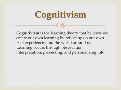 Ppt Theories Of Learning Behaviorism And Cognitivism Powerpoint