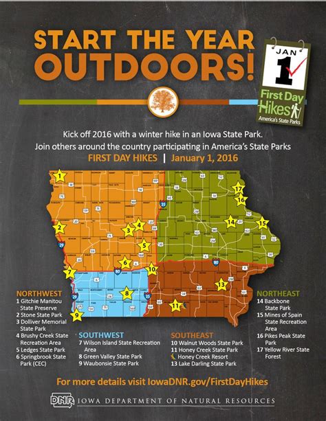 Iowa State Parks Map