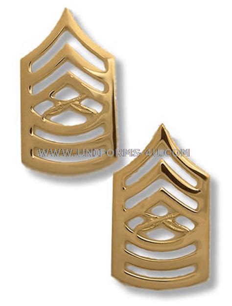 Usmc Master Sergeant Metal Chevrons