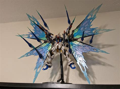 Mgex Strike Freedom With Ddb Wings Of Lightfull Burst Effects Rgunpla