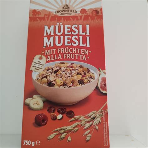 Crownfield Muesli Alla Frutta Review Abillion