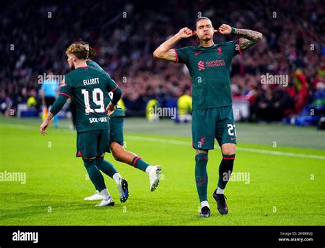 Liverpool S Darwin Nunez Celebrates Scoring Their Side S Second Goal Of