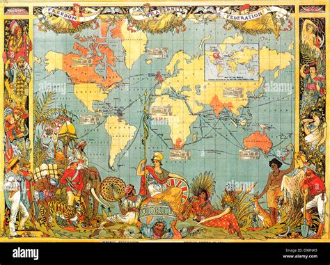 Map Of The British Empire 1886