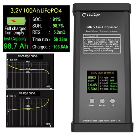 Battery Analyzer For Lifepo Li Ion Nimh Agm Verl Gel Battery