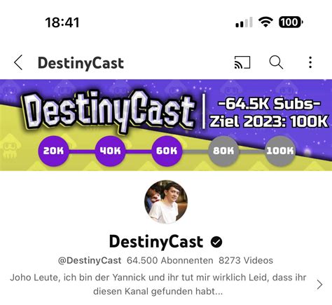 SpookyLuki On Twitter Selbst Der Banner Wird Von Destinycast Yt Noch