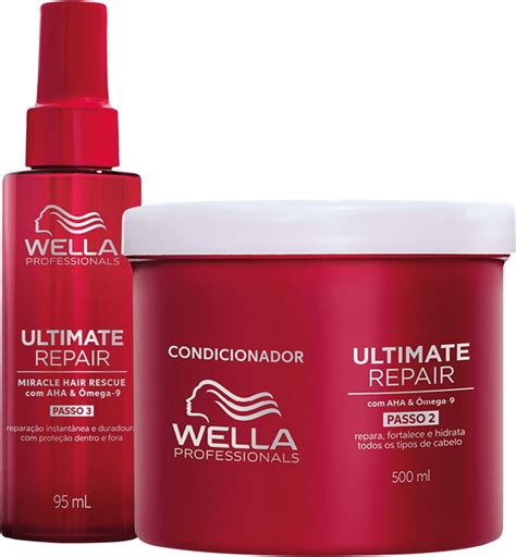 Kit Wella Professionals Ultimate Repair Dupla Ação Beleza na Web