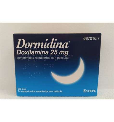 Dormidina Mg Comprimidos Recubiertos Farmacia Del Pilar