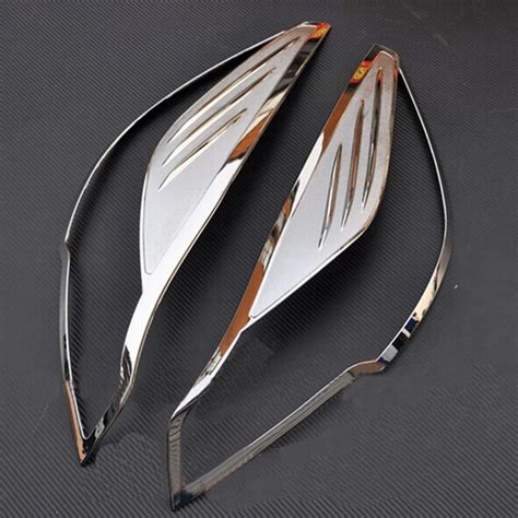 For Kuga Ford 2013 2014 2015 Abs Chrome Headlight Lamp Cover Car Styling Floodlight Lamp Trim