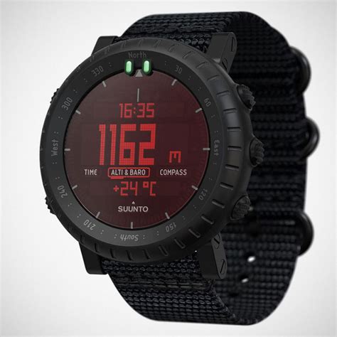 Suunto CORE Alpha Stealth Is A Rugged, Military-beautiful Outdoor Watch