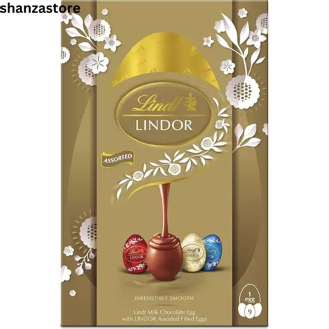 Lindt Lindor Assorted Milk Chocolate Easter Egg Extra Large G