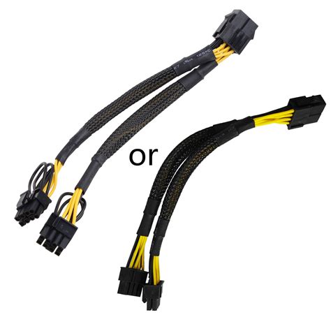8-контактный разветвитель PCIe Кабель питания PCI-e разъем мама на ...