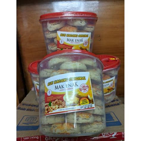 Jual Kue Kacang Mak Enak Jember ORIGINAL Mak Enak Kue Lebaran Kue