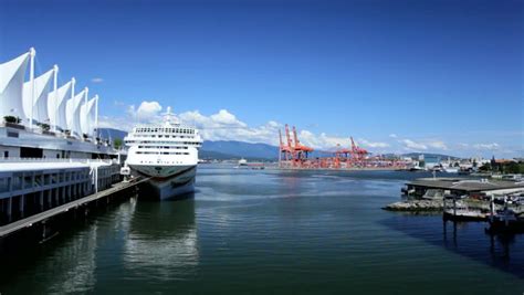 Canada Place Cruise Ship Terminal Port Of Vancouver Docks, British ...