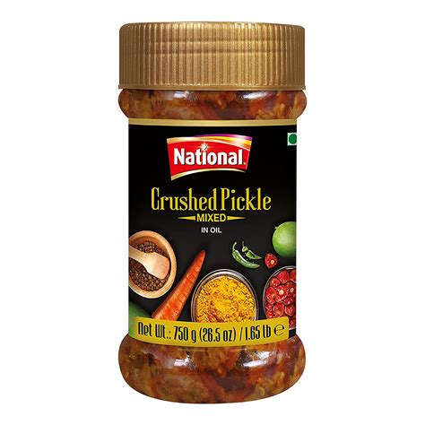 Buy National Crushed Mix Pickle G Online South Asian Central