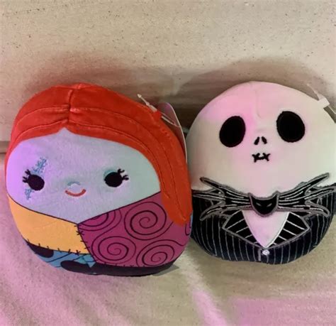 DISNEY SQUISHMALLOWS JACK Sally 5 The Nightmare Before Christmas NEW