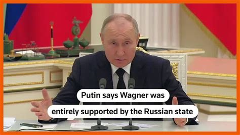 Wagner Entirely Supported By Russian State Putin ロイタービデオ